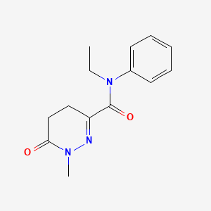 N-ethyl-1-methyl-6-oxo-N-phenyl-4,5-dihydropyridazine-3-carboxamide