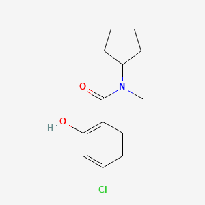 4-chloro-N-cyclopentyl-2-hydroxy-N-methylbenzamide