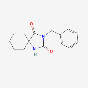 3-Benzyl-6-methyl-1,3-diazaspiro[4.5]decane-2,4-dione