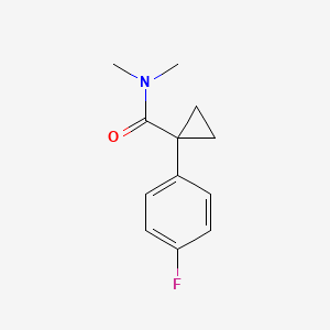 1-(4-fluorophenyl)-N,N-dimethylcyclopropane-1-carboxamide