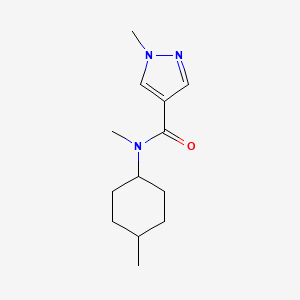 N,1-dimethyl-N-(4-methylcyclohexyl)pyrazole-4-carboxamide