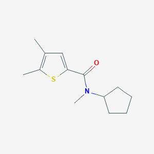 N-cyclopentyl-N,4,5-trimethylthiophene-2-carboxamide