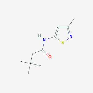 3,3-dimethyl-N-(3-methyl-1,2-thiazol-5-yl)butanamide