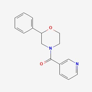 (2-Phenylmorpholin-4-yl)-pyridin-3-ylmethanone