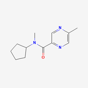 N-cyclopentyl-N,5-dimethylpyrazine-2-carboxamide