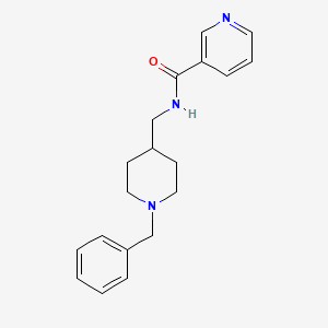 N-[(1-benzylpiperidin-4-yl)methyl]pyridine-3-carboxamide