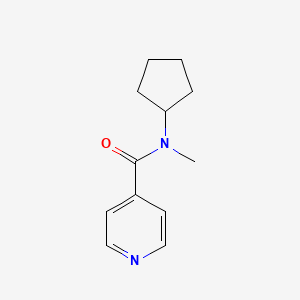 N-cyclopentyl-N-methylpyridine-4-carboxamide