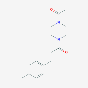 1-(4-Acetylpiperazin-1-yl)-3-(4-methylphenyl)propan-1-one