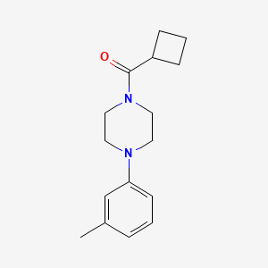 Cyclobutyl-[4-(3-methylphenyl)piperazin-1-yl]methanone