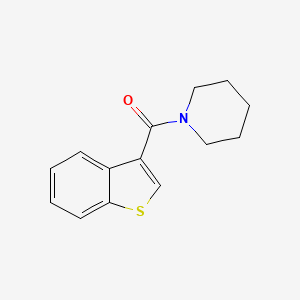 molecular formula C14H15NOS B7504633 1-Benzothiophen-3-yl(piperidin-1-yl)methanone 