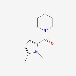 molecular formula C12H18N2O B7504638 (1,5-Dimethylpyrrol-2-yl)-piperidin-1-ylmethanone 