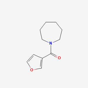 molecular formula C11H15NO2 B7504686 Azepan-1-yl(furan-3-yl)methanone 