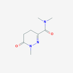 molecular formula C8H13N3O2 B7504705 N,N,1-trimethyl-6-oxo-4,5-dihydropyridazine-3-carboxamide 