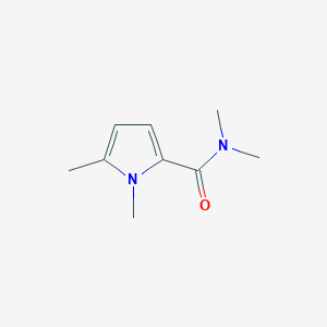 molecular formula C9H14N2O B7504728 N,N,1,5-tetramethylpyrrole-2-carboxamide 