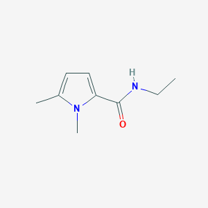 molecular formula C9H14N2O B7504738 N-ethyl-1,5-dimethylpyrrole-2-carboxamide 