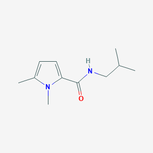 1,5-dimethyl-N-(2-methylpropyl)pyrrole-2-carboxamide