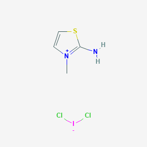 molecular formula C4H7Cl2IN2S B7505033 CID 45766918 
