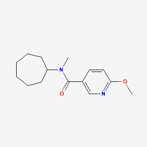 N-cycloheptyl-6-methoxy-N-methylpyridine-3-carboxamide