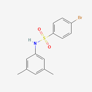 molecular formula C14H14BrNO2S B7505167 4-bromo-N-(3,5-dimethylphenyl)benzenesulfonamide 