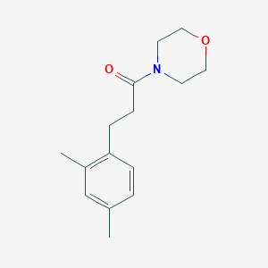 molecular formula C15H21NO2 B7505257 3-(2,4-Dimethylphenyl)-1-morpholin-4-ylpropan-1-one 