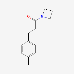 molecular formula C13H17NO B7505306 1-(Azetidin-1-yl)-3-(4-methylphenyl)propan-1-one 