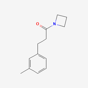 molecular formula C13H17NO B7505386 1-(Azetidin-1-yl)-3-(3-methylphenyl)propan-1-one 