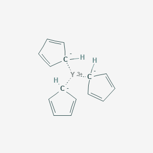 molecular formula C15H15Y 15* B075056 三(环戊二烯基)钇(III) CAS No. 1294-07-1