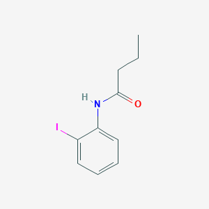 molecular formula C10H12INO B7505632 N-(2-Iodophenyl)butanamide 