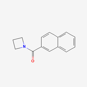 molecular formula C14H13NO B7505760 Azetidin-1-yl(naphthalen-2-yl)methanone 