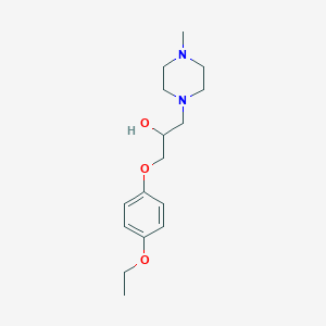 1-(4-Ethoxyphenoxy)-3-(4-methylpiperazin-1-yl)propan-2-ol