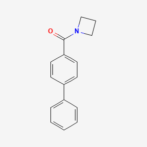 molecular formula C16H15NO B7505786 Azetidin-1-yl-(4-phenylphenyl)methanone 