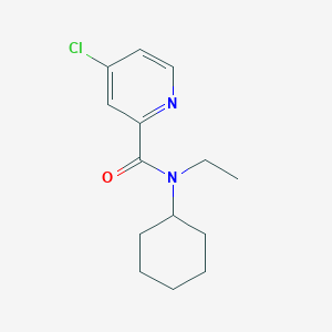 4-chloro-N-cyclohexyl-N-ethylpyridine-2-carboxamide