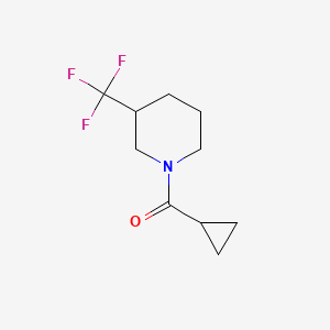 Cyclopropyl-[3-(trifluoromethyl)piperidin-1-yl]methanone