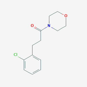 molecular formula C13H16ClNO2 B7505904 3-(2-Chlorophenyl)-1-morpholin-4-ylpropan-1-one 