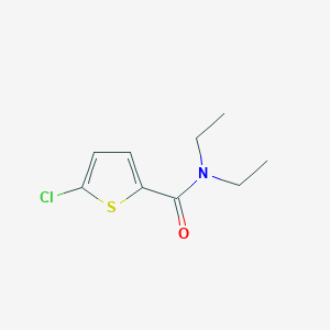 molecular formula C9H12ClNOS B7505949 5-chloro-N,N-diethylthiophene-2-carboxamide 
