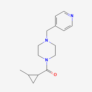(2-Methylcyclopropyl)-[4-(pyridin-4-ylmethyl)piperazin-1-yl]methanone