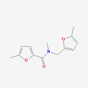 N,5-dimethyl-N-[(5-methylfuran-2-yl)methyl]furan-2-carboxamide