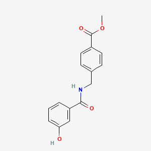 Methyl 4-[[(3-hydroxybenzoyl)amino]methyl]benzoate