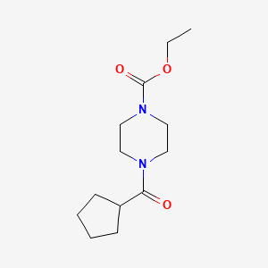 Ethyl 4-(cyclopentanecarbonyl)piperazine-1-carboxylate