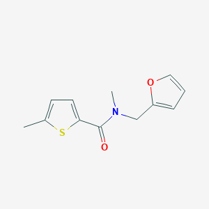 N-(furan-2-ylmethyl)-N,5-dimethylthiophene-2-carboxamide