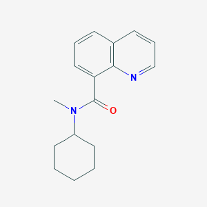 N-cyclohexyl-N-methylquinoline-8-carboxamide