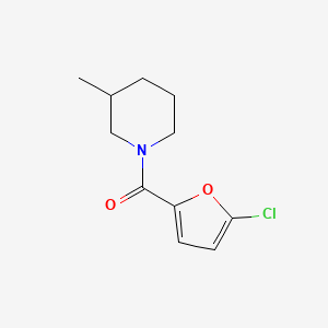 (5-Chlorofuran-2-yl)-(3-methylpiperidin-1-yl)methanone