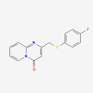 2-[(4-Fluorophenyl)sulfanylmethyl]pyrido[1,2-a]pyrimidin-4-one