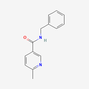 molecular formula C14H14N2O B7506449 N-benzyl-6-methylpyridine-3-carboxamide 