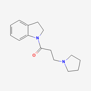 1-(2,3-Dihydroindol-1-yl)-3-pyrrolidin-1-ylpropan-1-one