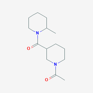 1-[3-(2-Methylpiperidine-1-carbonyl)piperidin-1-yl]ethanone