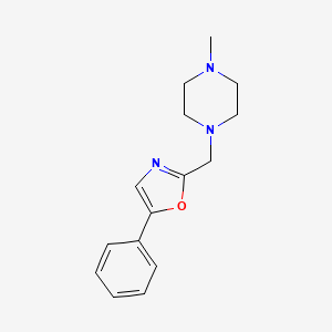 2-[(4-Methylpiperazin-1-yl)methyl]-5-phenyl-1,3-oxazole