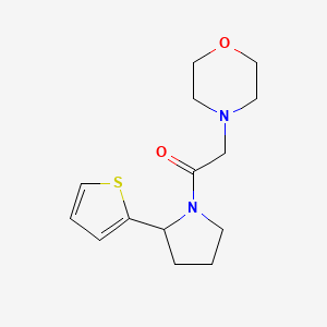 2-Morpholin-4-yl-1-(2-thiophen-2-ylpyrrolidin-1-yl)ethanone