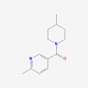 (4-Methylpiperidin-1-yl)-(6-methylpyridin-3-yl)methanone
