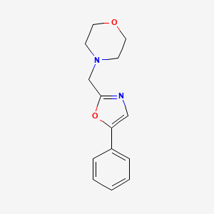 4-[(5-Phenyl-1,3-oxazol-2-yl)methyl]morpholine